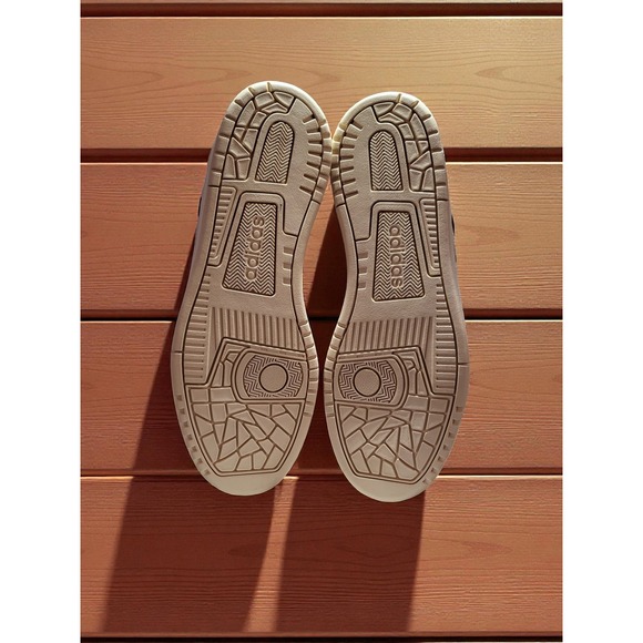 Adidas‎ Break Start Low W Beige Cream White Stripes Sneakers Women's 8.5 - Picture 4 of 5